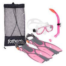Load image into Gallery viewer, Aruba Junior Mask, Snorkel And Fin Combo