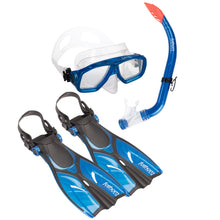 Load image into Gallery viewer, Aruba Junior Mask, Snorkel And Fin Combo